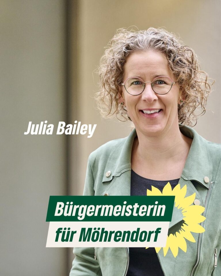 Julia Bailey – unsere Bürgermeisterin für Möhrendorf