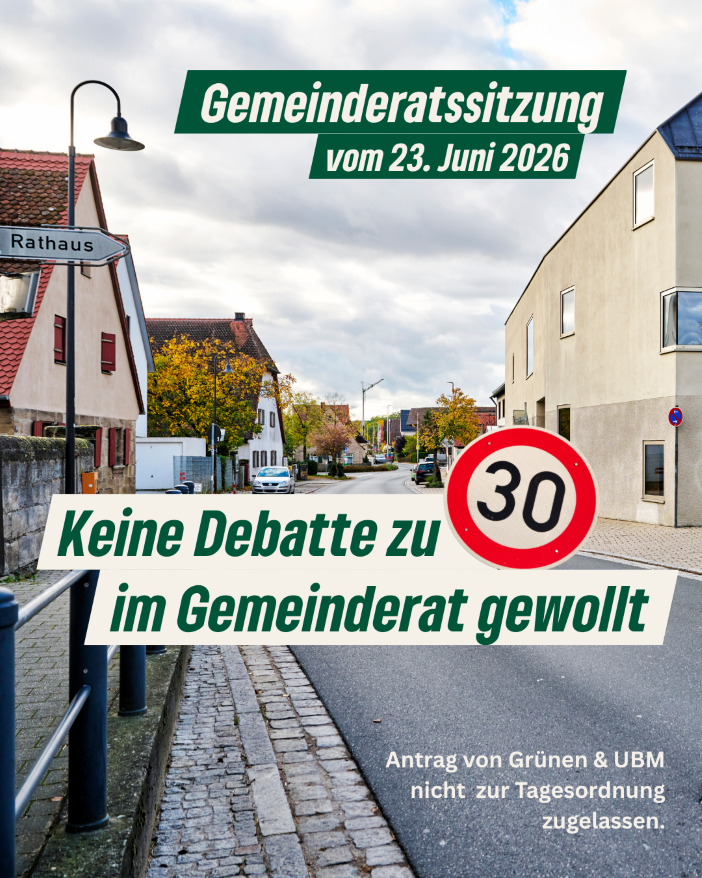 Tempo 30 – Warum wir uns nicht mit einer blockierten Debatte abspeisen lassen